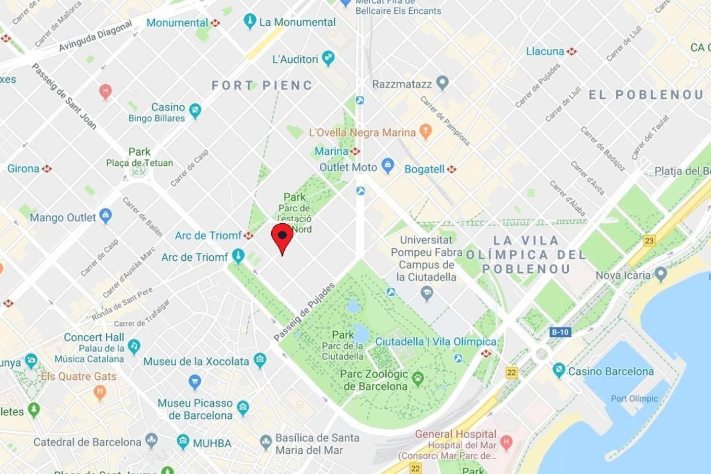 Cozy 2 Bedroom Next To Arc De Triomf バルセロナ エクステリア 写真